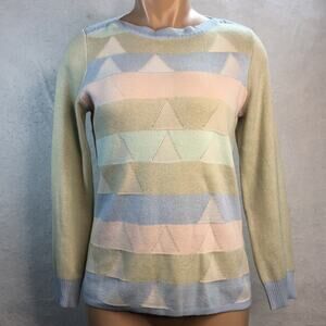 Koret Pullover Sweater Pastel Light Green Blue Pink Women's‎ Size Petite Small